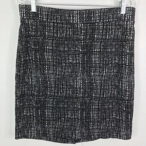 Nicole Miller New York cross hatch pencil skirt
